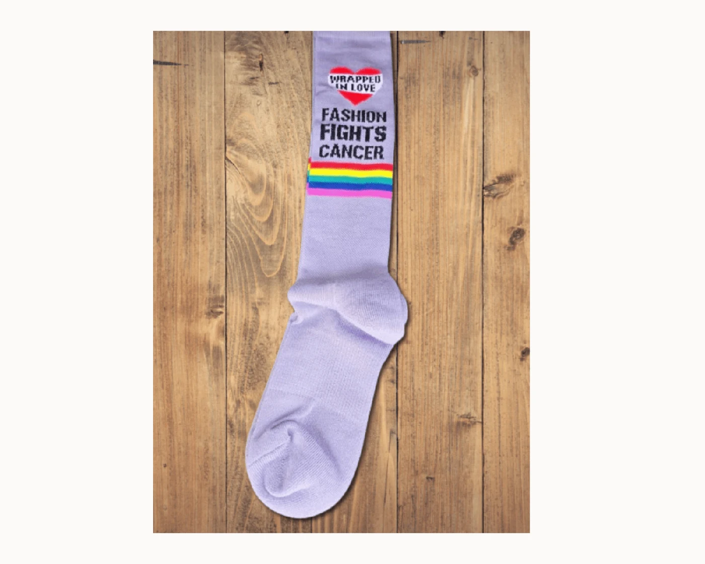 Fashion Fights Cancer and Wrapped in Love calf socks